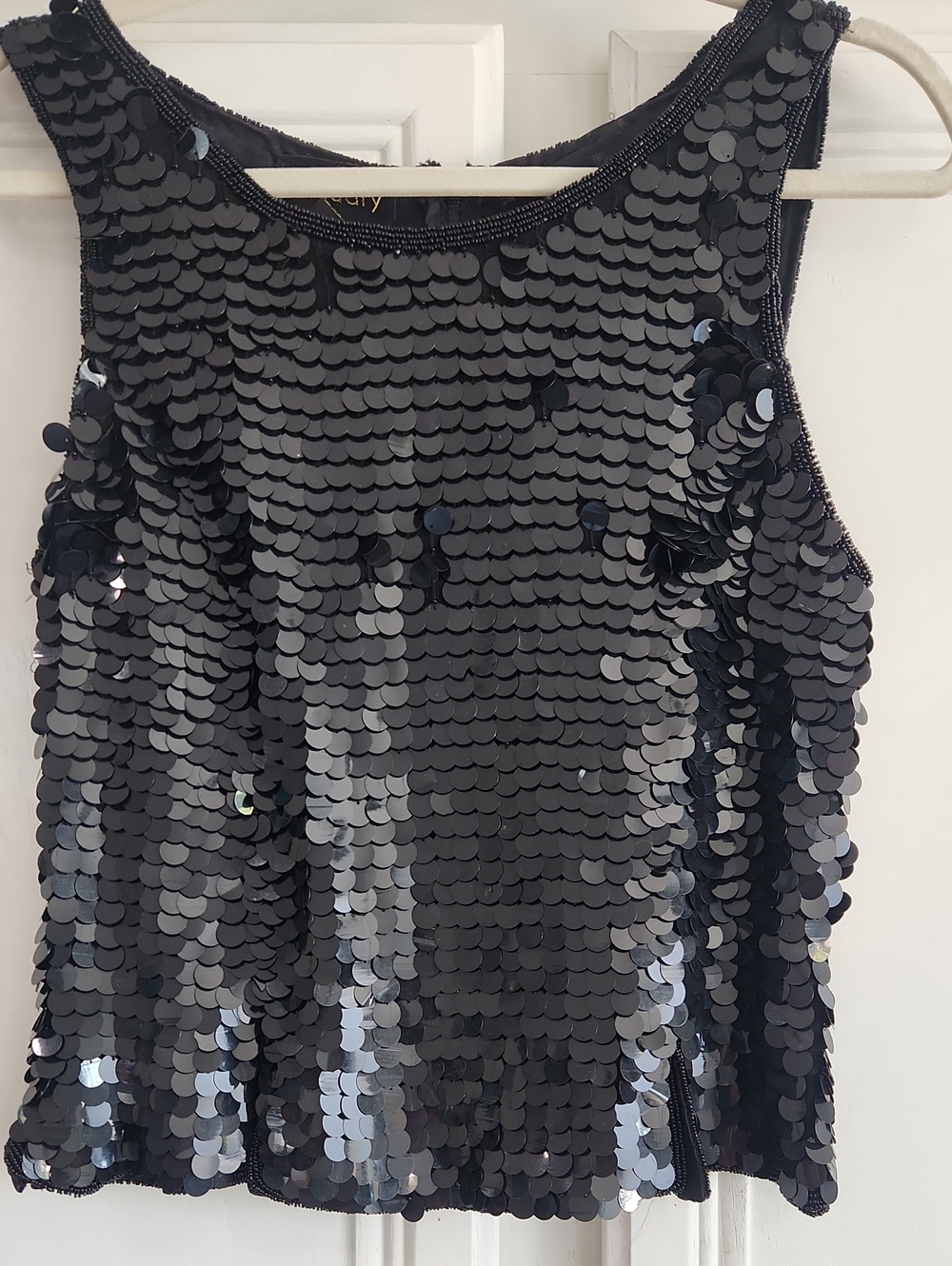 CHAUDRY Sequin Abd Beaded Top
